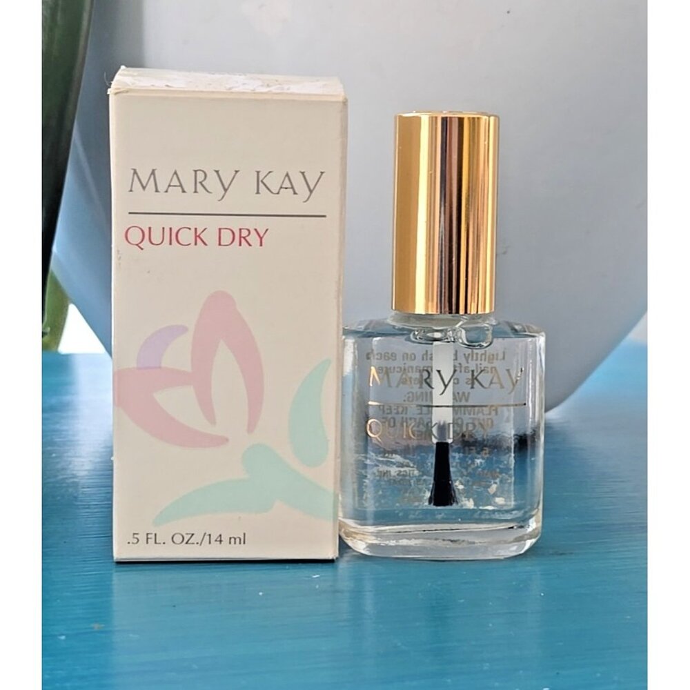 Mary Kay #4508 Quick Dry Top Coat Protection Full Size .5 FL OZ Discontinued NOS
